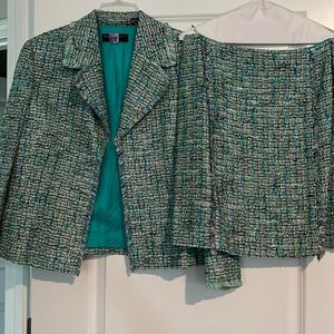 Dana Buchman Suit. Jacket (16P) and Skirt (12P).